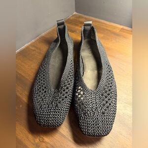 J. Crew Black Woven Flats - Women’s Size 10.5